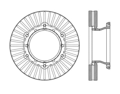 Centric Parts Premium Brake Rotor 120.75007