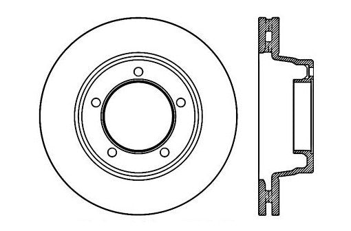 StopTech Premium Cryostop Rotor; Front, Rear