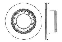 StopTech  Premium Cryostop Rotor; Front, Rear
