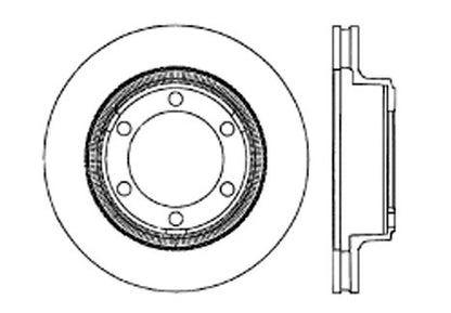 StopTech Premium Cryostop Rotor; Front, Rear