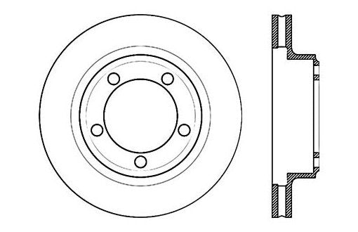 StopTech Premium Cryostop Rotor; Front, Rear