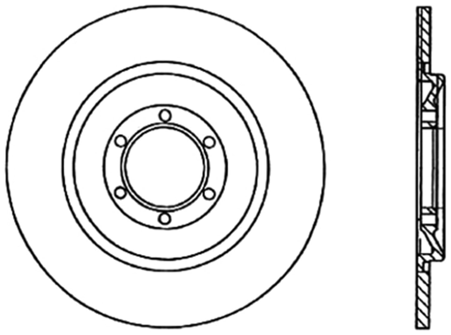 Centric Parts Disc Brake Rotor Standard with Anti-Corrosive Paint for 1981-1986 Alfa Romeo GTV-6 1987-1989 Milano 121.02003