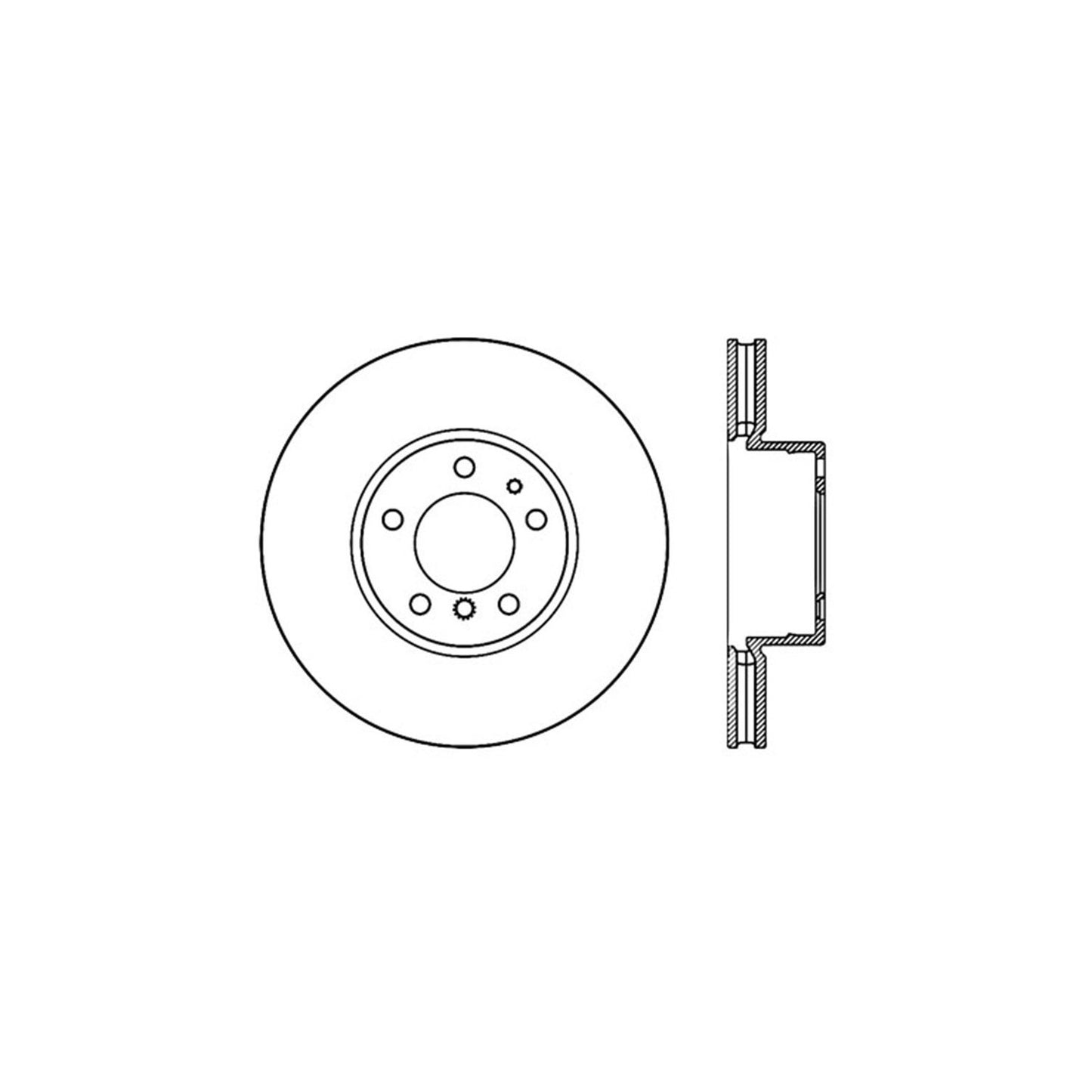 Centric Parts Disc Brake Rotor Standard with Non-Directional Finishes for 1992-2001 BMW 540i 740i 850i 850Ci 740iL 740i 2000-1997 121.34031