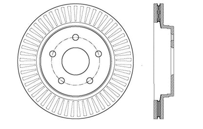 Centric Parts C-Tek Standard Brake Rotor 121.58012