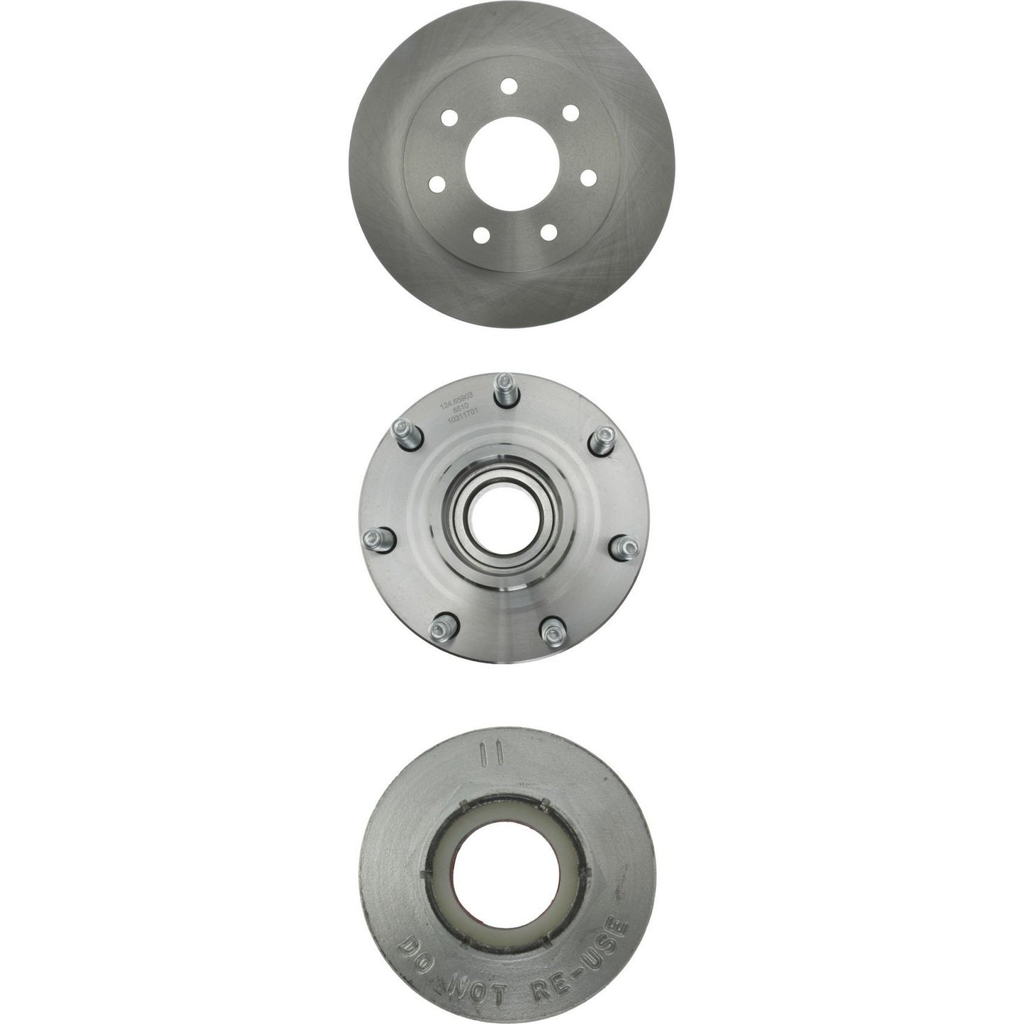 Centric Parts Disc Brake Rotor Standard with Non-Directional Finishes for 2004-2008 Ford F-150 Lincoln Mark LT 121.65129
