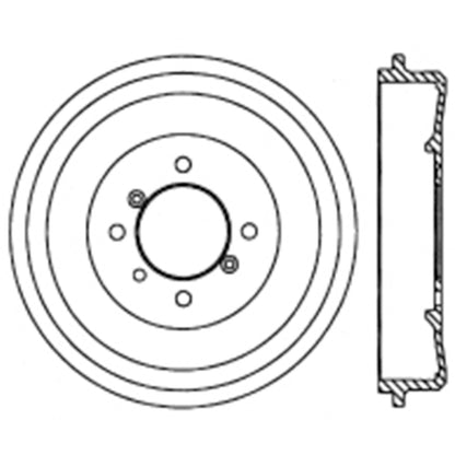 Centric Parts Brake Drum 122.25000
