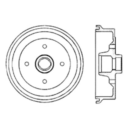 Centric Parts Premium Brake Drum 122.33005