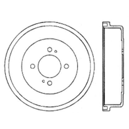 Centric Parts Premium Brake Drum 122.42001