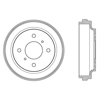 Stoptech Centric Premium Brake Drum - Rear 122.42028