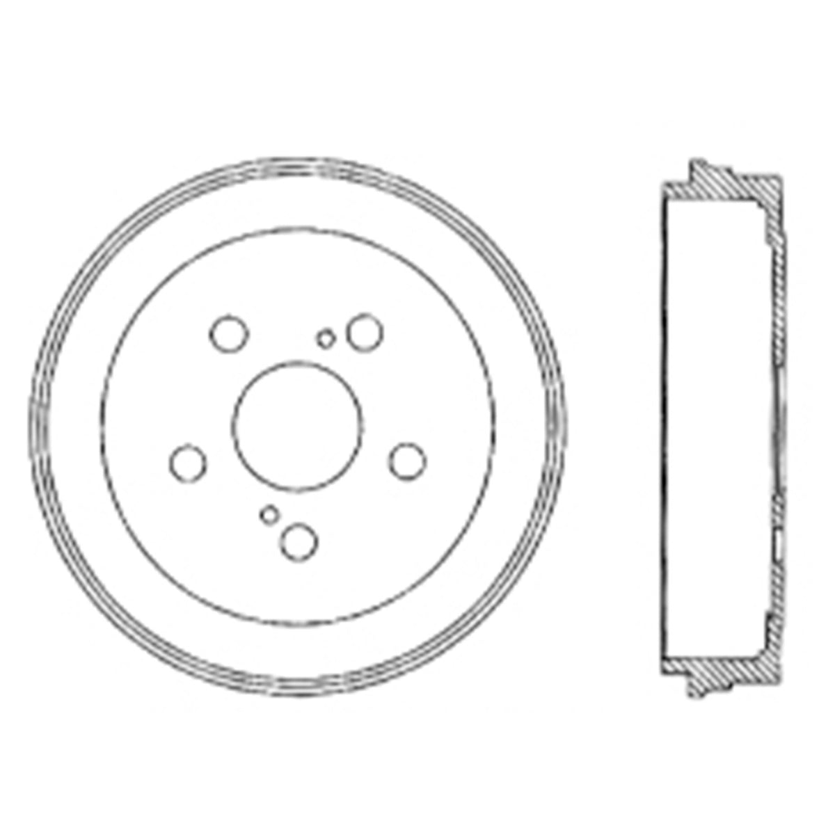 Stoptech Centric Premium Brake Drum - Rear 122.44038