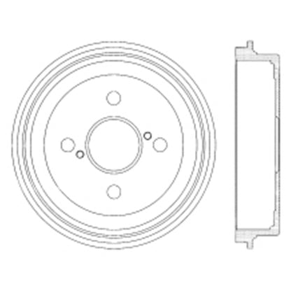 Centric Parts Premium Brake Drum 122.44039