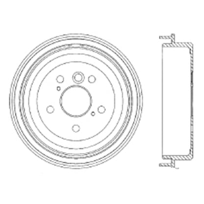 Stoptech Centric Premium Brake Drum - Rear 122.44041