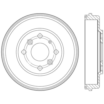 Stoptech Centric Premium Brake Drum - Rear 122.44054