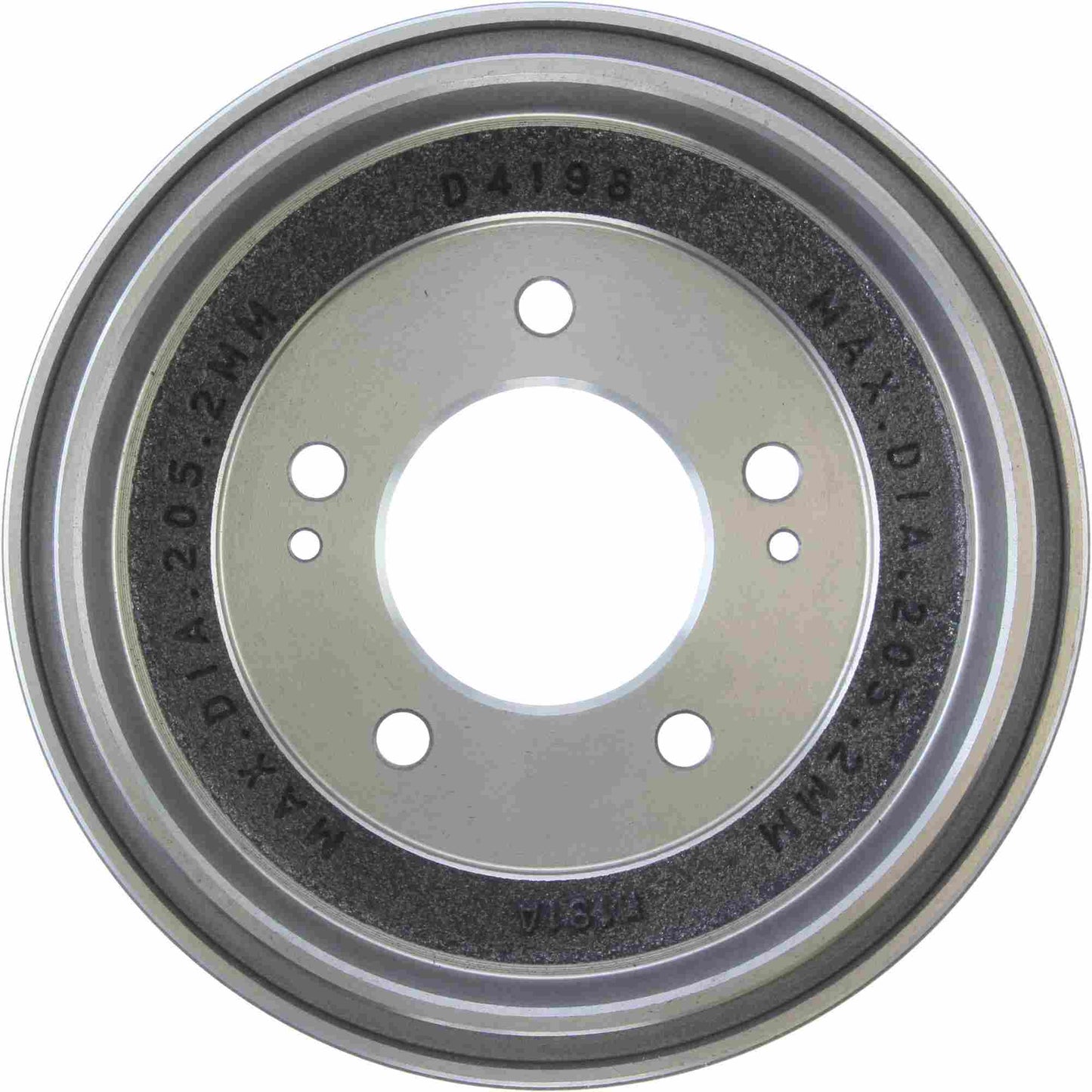 Centric Parts Premium Brake Drum with Electrocoating finish for OEM style performance 122.51014