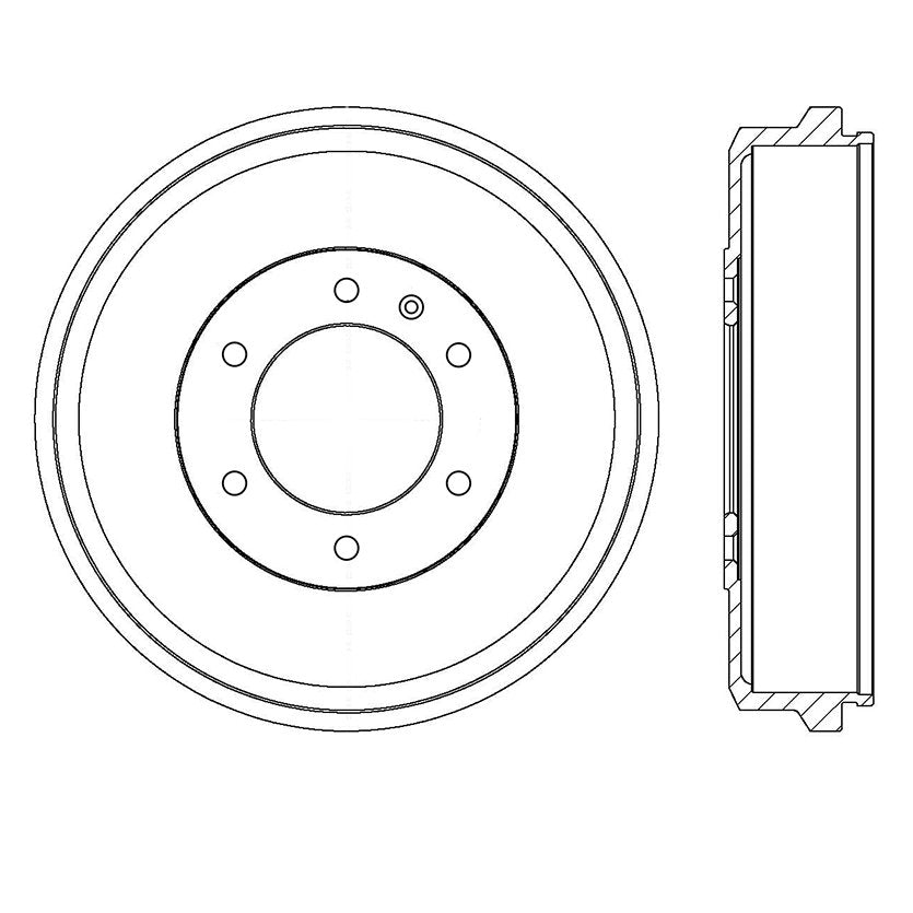 Centric Parts C-Tek Standard Brake Drum 123.99034
