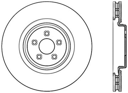 StopTech Cryostop Premium High Carbon Rotor; Front