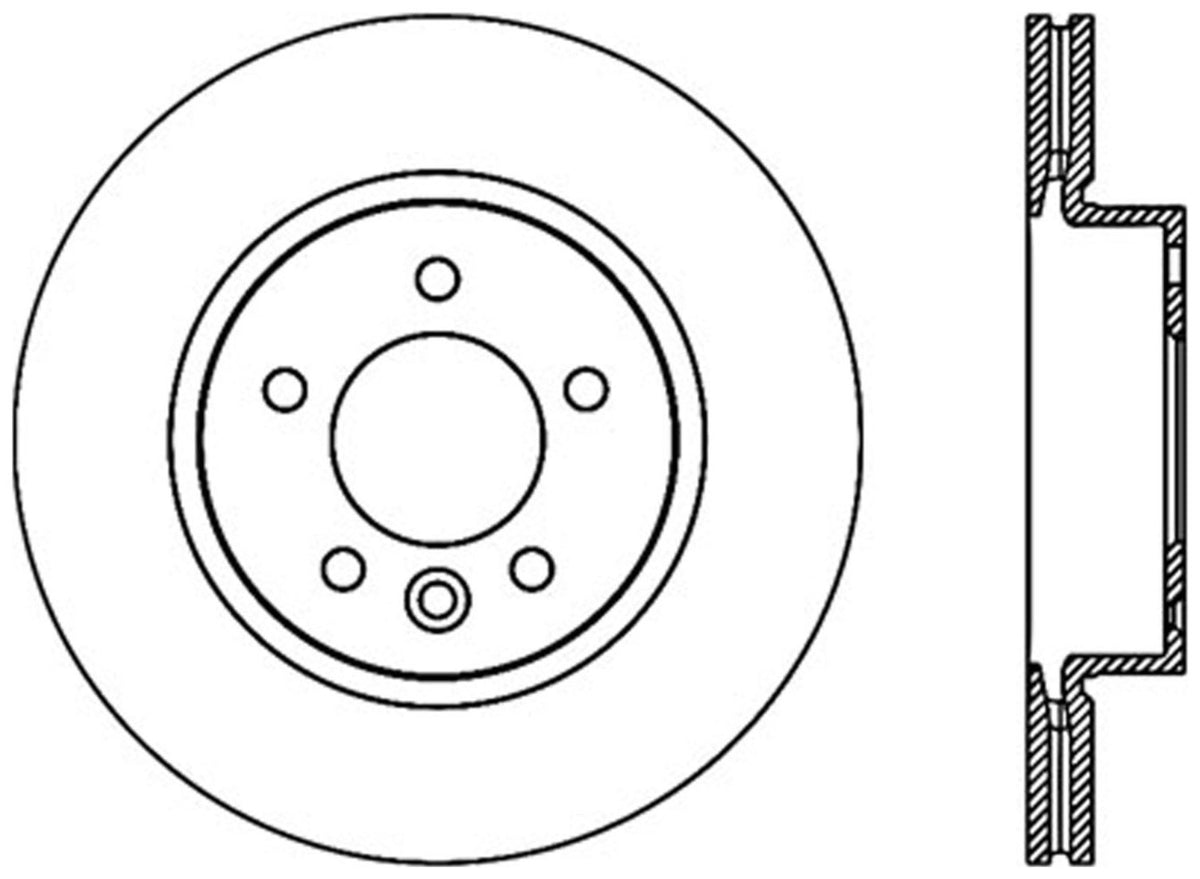 StopTech Cryostop Premium High Carbon Rotor; Front