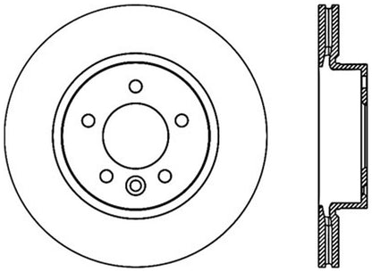 StopTech Cryostop Premium High Carbon Rotor; Front
