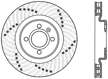StopTech Cryostop Premium High Carbon Rotor; Front