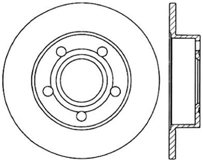 StopTech Cryostop Premium High Carbon Rotor; Rear