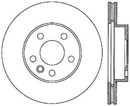 StopTech Cryostop Premium High Carbon Rotor; Front