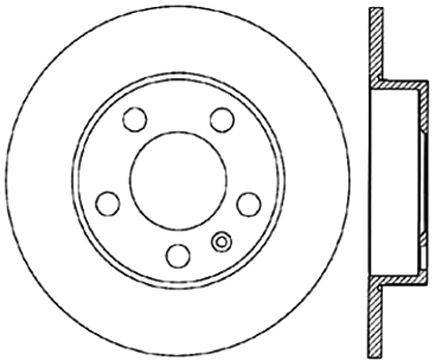 StopTech Cryostop Premium High Carbon Rotor; Rear
