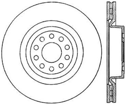 StopTech Cryostop Premium High Carbon Rotor; Front