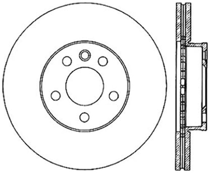 StopTech Cryostop Premium High Carbon Rotor; Front