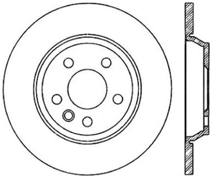 StopTech Cryostop Premium High Carbon Rotor; Rear