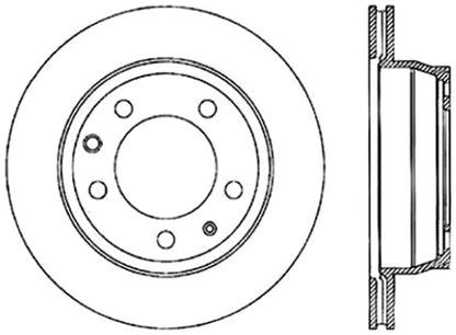 StopTech Cryostop Premium High Carbon Rotor; Front, Rear