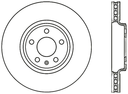 StopTech Cryostop Premium High Carbon Rotor; Front