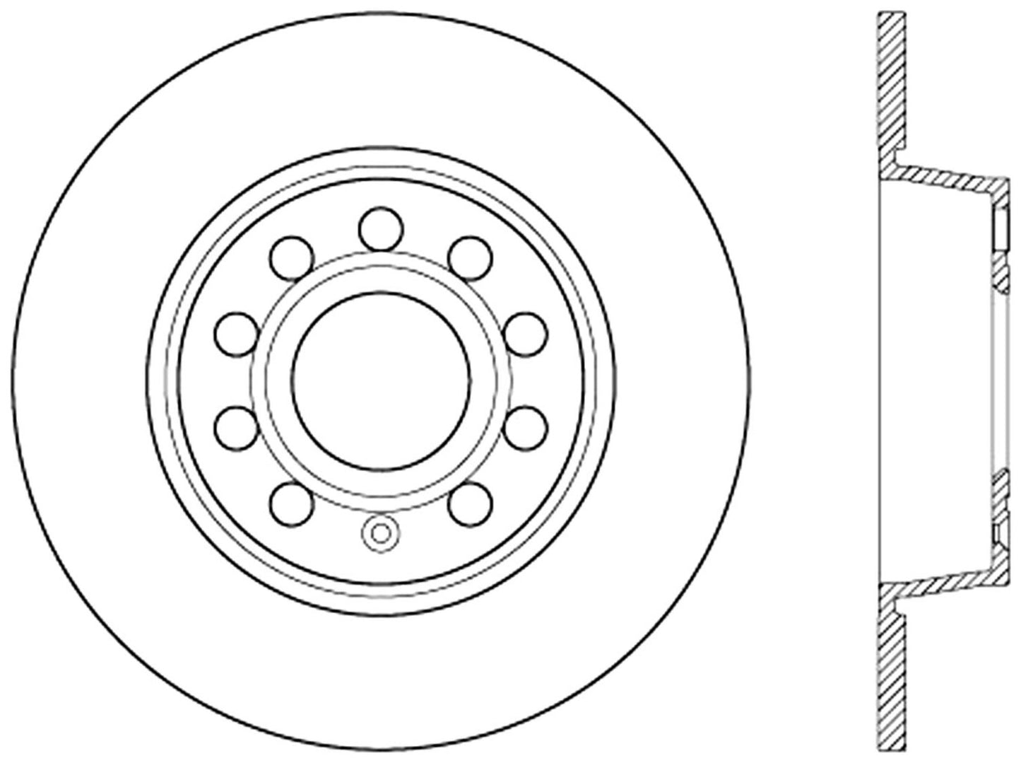 StopTech Cryostop Premium High Carbon Rotor; Rear