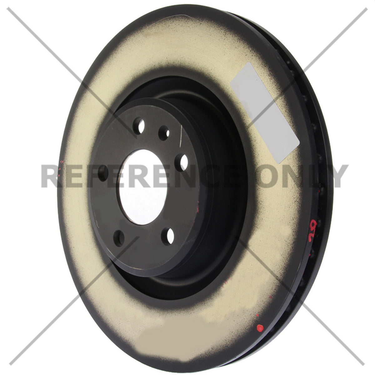 Stoptech Centric 17-18 Audi A4 Premium High Carbon Front Brake Rotor 125.33160