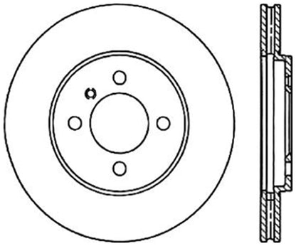 StopTech Cryostop Premium High Carbon Rotor; Front