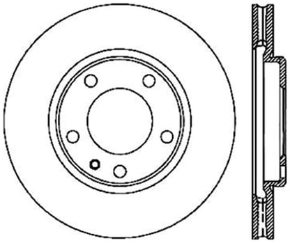 StopTech Cryostop Premium High Carbon Rotor; Front