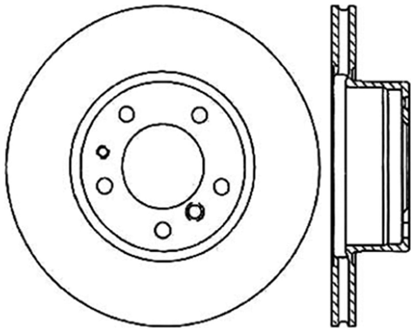 StopTech Cryostop Premium High Carbon Rotor; Front