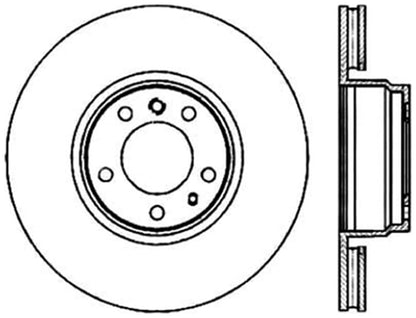 StopTech Cryostop Premium High Carbon Rotor; Rear