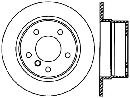 StopTech Cryostop Premium High Carbon Rotor; Rear