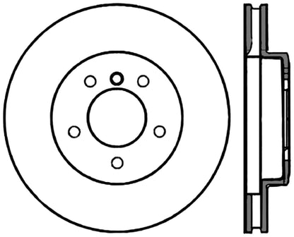 StopTech Cryostop Premium High Carbon Rotor; Front