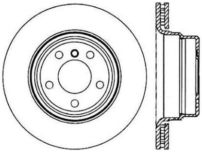 StopTech Cryostop Premium High Carbon Rotor; Rear