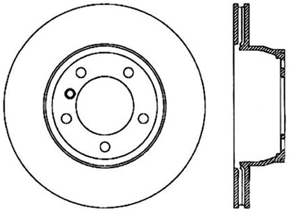 StopTech Cryostop Premium High Carbon Rotor; Front