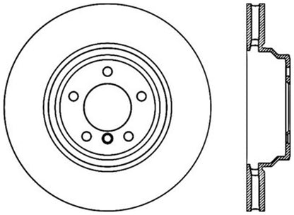 StopTech Cryostop Premium High Carbon Rotor; Front