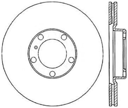 StopTech Cryostop Premium High Carbon Rotor; Front