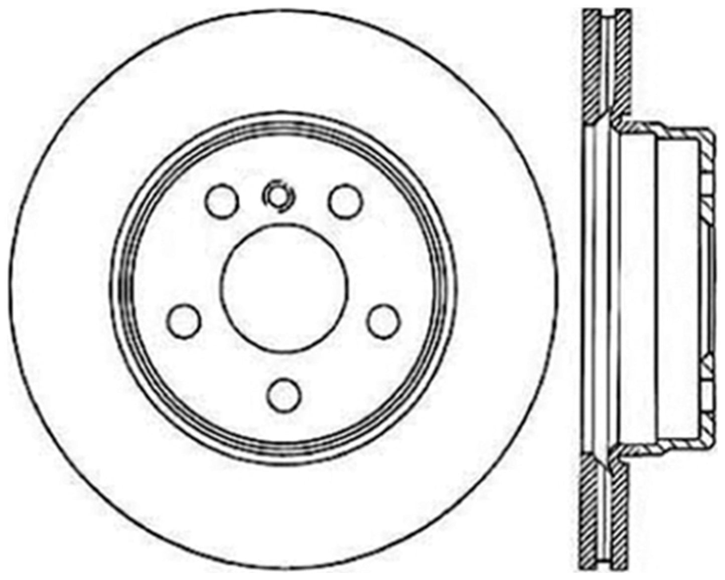 StopTech Cryostop Premium High Carbon Rotor; Rear