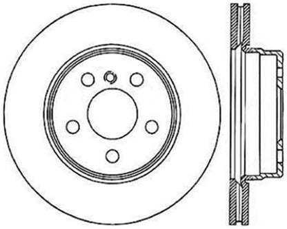 StopTech Cryostop Premium High Carbon Rotor; Rear