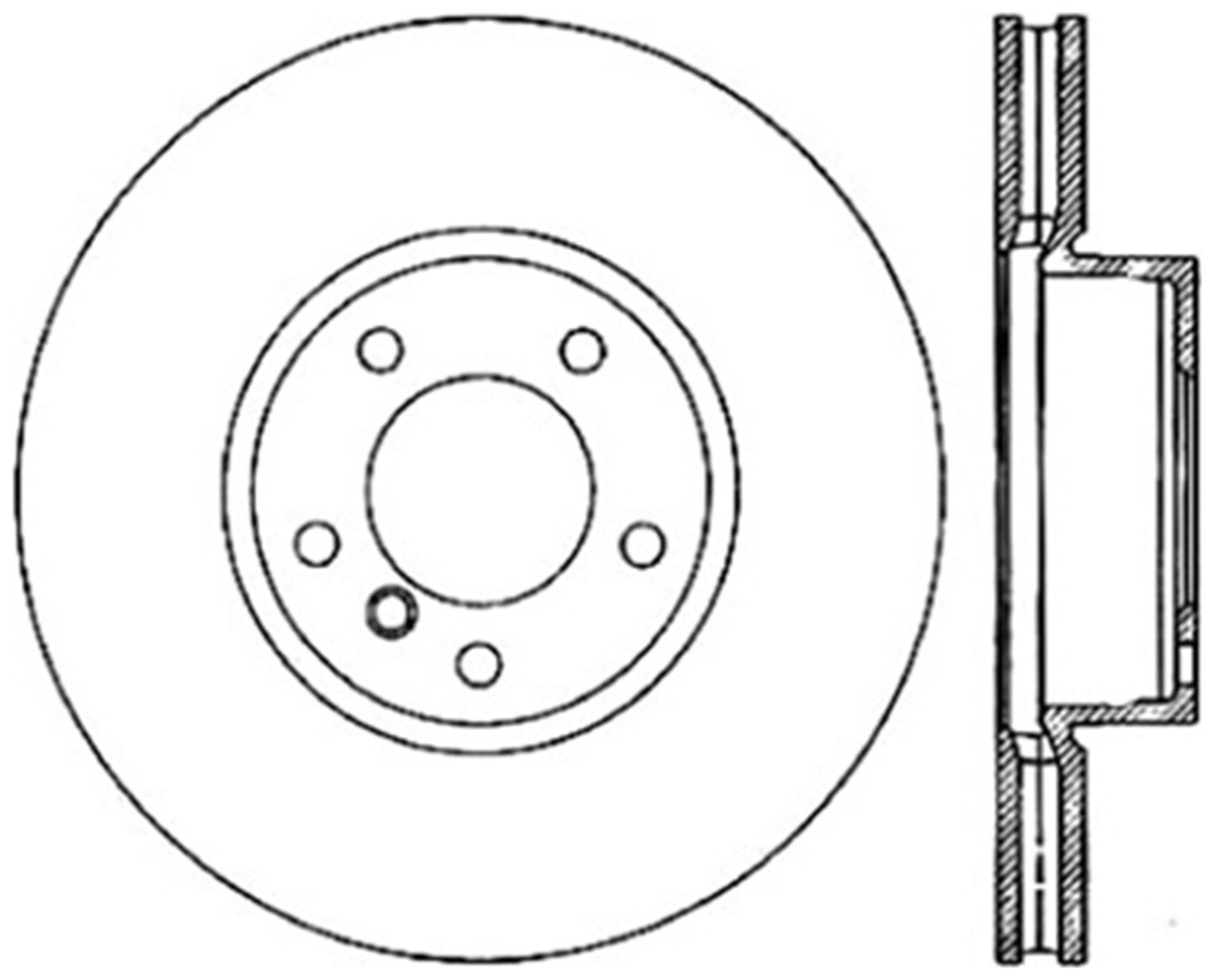 StopTech Cryostop Premium High Carbon Rotor; Front