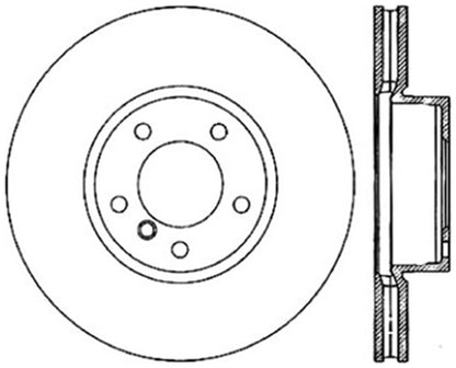 StopTech Cryostop Premium High Carbon Rotor; Front