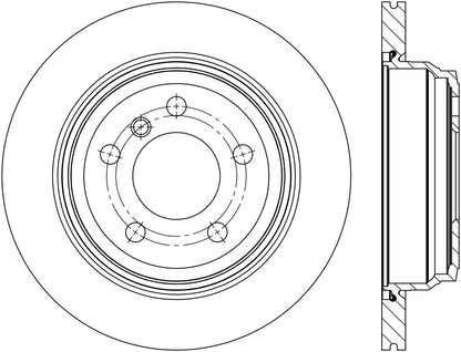 Centric Parts Disc Brake Rotor High Carbon Alloy with advanced metallurgy for BMW 320i xDrive 2013-2015