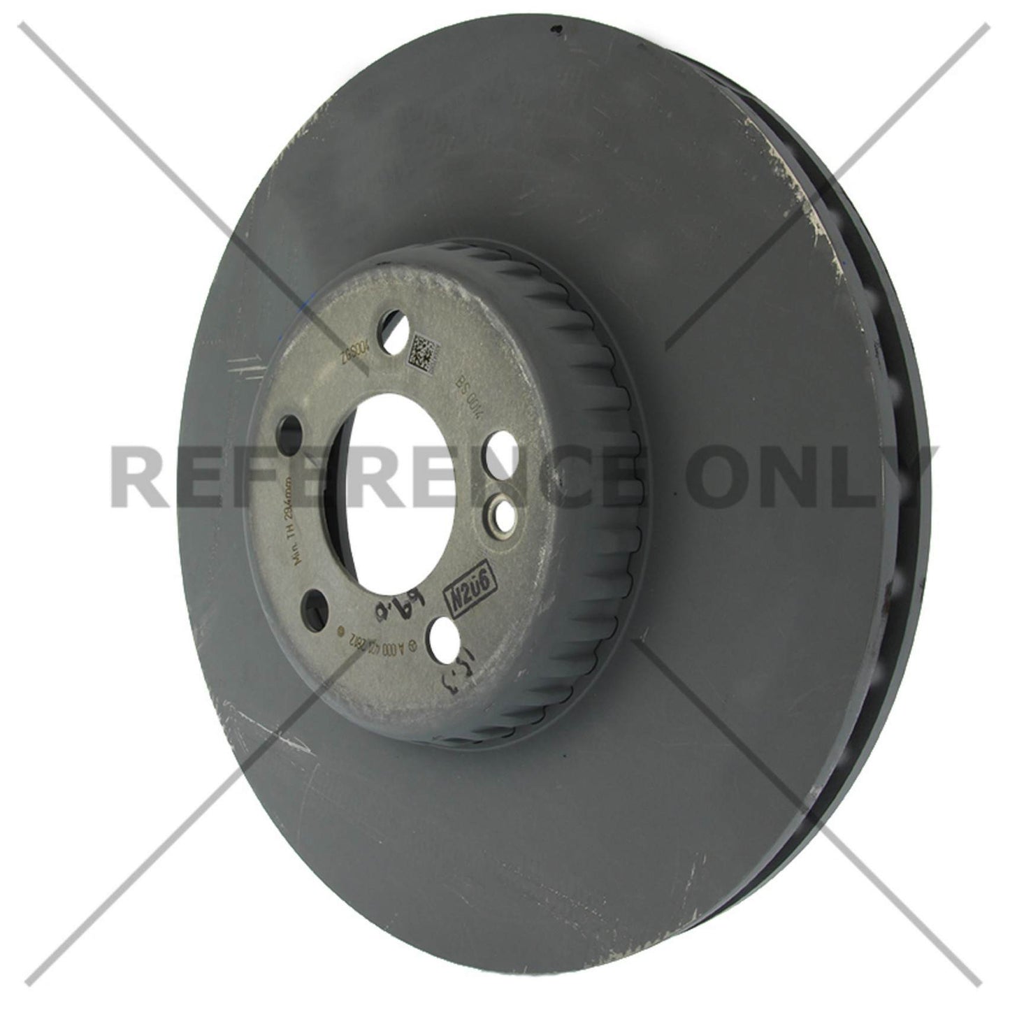 Centric Parts Disc Brake Rotor High Carbon Alloy with Advanced Metallurgy 125.35164