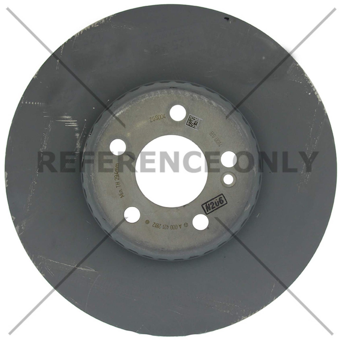 Centric Parts Disc Brake Rotor High Carbon Alloy with Advanced Metallurgy 125.35164